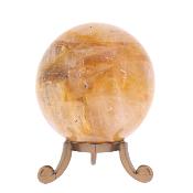 Gemstone Polished Sphere In Golden Healer Quartz.   SP17559POL