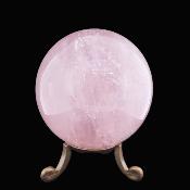 Gemstone Sphere In Rose Quartz.   SP17765POL