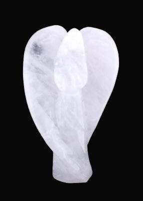 Gemstone Angel Carving In Quartz.   SP17779POL