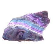 Fluorite Tri Coloured Polished Face Slice Specimen.   SP17821POL