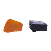 Norfolk Polished Amber & Jet Two Piece Collectors Set.   SP17830POL