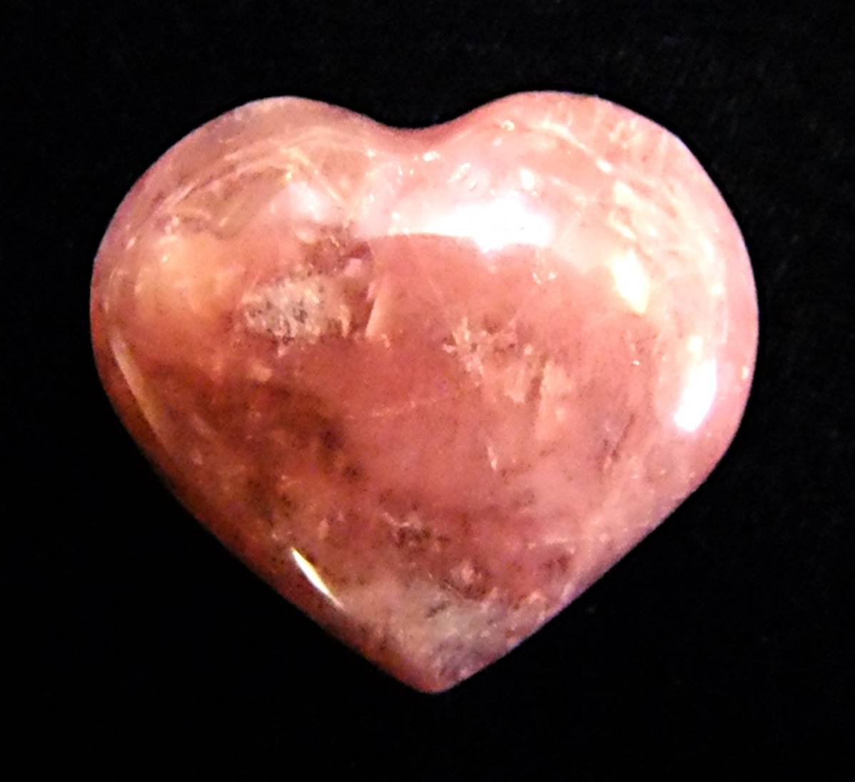 RASPBERRY QUARTZ HEART. SP9721POL