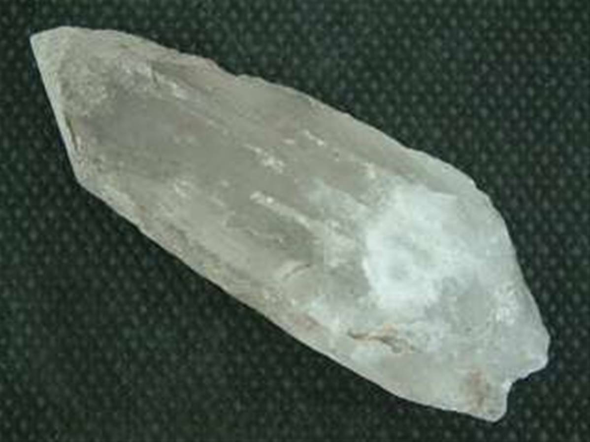 LASER QUARTZ POINT SPECIMEN WITH LITHIUM ETCHING. SP975