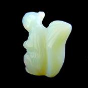 Squirrel carving in Opalite.   SPR15436POL
