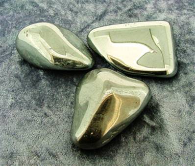 JUMBO HEMATITE POLISHED PEBBLES 1 Kg BAG. SPR4793WHA