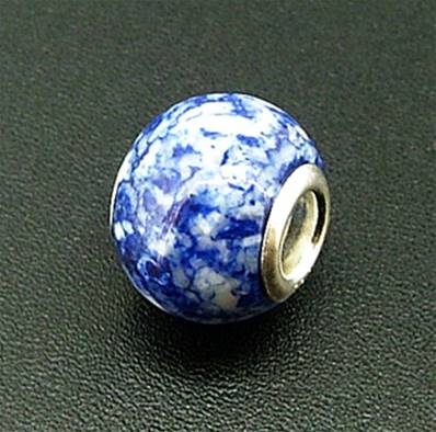 CHARM BEAD WITH STERLING SILVER LINING. 68200021