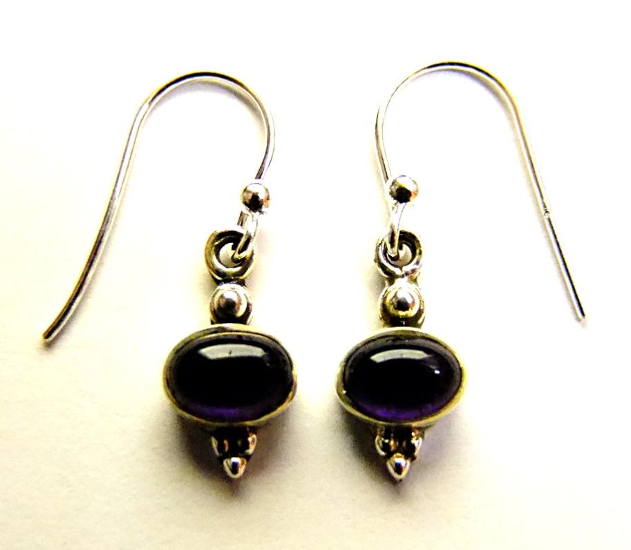 925 SILVER PENDANT STYLE EARRINGS. E3178