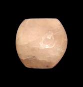 ROSE QUARTZ POLISHED HEXAGONAL SECTION CRYSTAL WITH ROUNDED ENDS.   SP12903POL