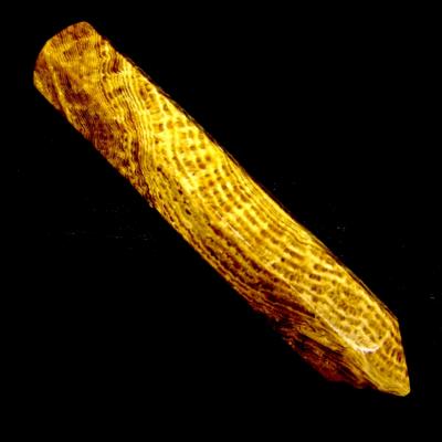 GEMSTONE PENCIL POINT IN BANDED ARAGONITE.   SP15038POL