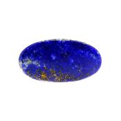 Polished lapis lazuli Oval shape pocket charm.   SP15423POL