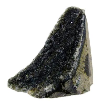Black Amethyst Druze On Matrix Specimen.   SP16617