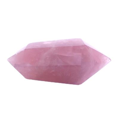 Rose Quartz Double Terminated Tapered Point/ Wand.   SP17588POL