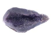 Agate Rimmed Amethyst Geode Specimen With Polished Edge.   SP17814SLF 