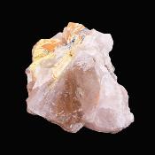Golden Rutile With Hematite On Smokey Quartz Raw Crystal Specimen.   SP17842