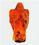 ANGEL CARVING IN BALTIC AMBER. SP5081
