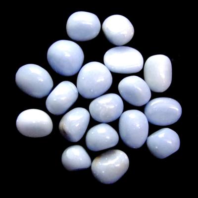 ANGELITE POLISHED TUMBLE STONES (100g BAG)   SPR13687WH