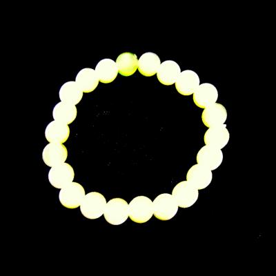 PLAIN POWER BEAD BRACELET IN NEW JADE (NO TOGGLE) 10 PACK.    SPR14225BRWH