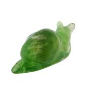 Gemstone Carving Of A Snail In Fluorite.   SPR16802POL