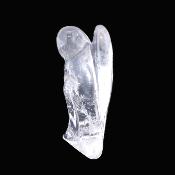 Gemstone Angel Carvings In Quartz.   SPR17728POL