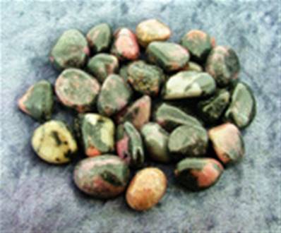 RHODONITE POLISHED TUMBLE STONES (SMALL SIZE 500g BAG).   SPR5475WH