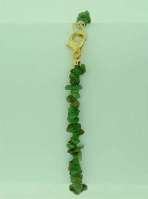 GEM CHIP BRACELET IN TSAVORITE (10 PACK).   SPR657WH