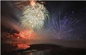 'Firework Shore at Cromer ' Limited Edition framed signed and numbered Print by Danny Hickling