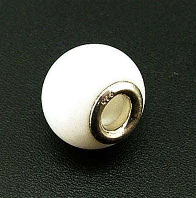 CHARM BEAD WITH STERLING SILVER LINING. 68200030