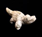 CARVING OF A CROCODILE IN HOWLITE.   SP12128POL