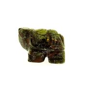CARVING OF A TORTOISE IN DRAGON'S BLOOD JASPER.   SP13902POL