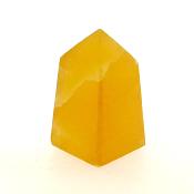 GEMSTONE OBELISK IN HONEY CALCITE.   SP15018POL