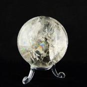 Gemstone Sphere in Rainbow Quartz.   SP15728POL