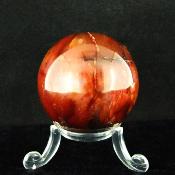 Gemstone Sphere in Carnelian.   SP15736POL