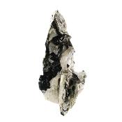 Raw Mica Specimen With Black Tourmaline And Quartz Inclusions.   SP16355SLF