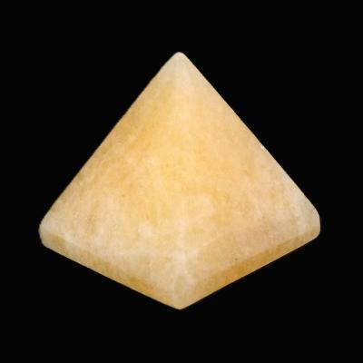 Gemstone Pyramid In Orange Calcite.   SP17303POL
