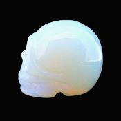Carving Of A Skull In Opalite.   SP17391POL