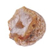 Raw Quartz Druze Lined Agate Geode Specimen.   SP17479SLF 