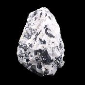 Black Tourmaline In Quartz Raw Crystal Specimen.   SP17496