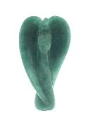 Gemstone Angel Carving In Green Aventurine.   SP17773POL