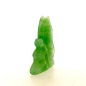 Kneeling Fairy Carved Figure in Green Aventurine.  SPR15507POL