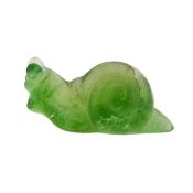 Gemstone Carving Of A Snail In Fluorite.   SPR16802POL