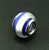 CHARM BEAD WITH SILVER PLATED LINING. 68200163