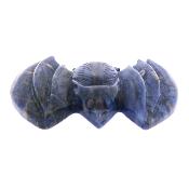 Carving Of A Bat In Blue Sodalite.   SP17145POL
