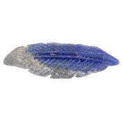 Carving Of A Feather In Sodalite.   SP17149POL