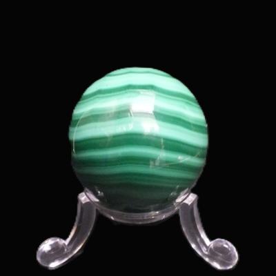 Gemstone Sphere In Malachite.   SP17314POL