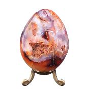 Gemstone Polished Geode Egg In Carnelian.   SP17573POL