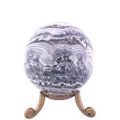 Gemstone Sphere In Banded Zebra Jasper.   SP17713POL