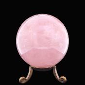 Gemstone Sphere In Rose Quartz.   SP17822POL