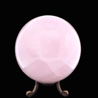 Gemstone Sphere In Rose Quartz.   SP17826POL