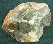 IRON STAINED SMOKEY QUARTZ POINT SPECIMEN. SP2095