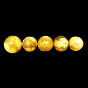 Flower Agate Mini Spheres 5 pack.  SP15122POLWH